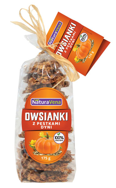 Owsianki z pestkami dyni 175 g - NaturaVena