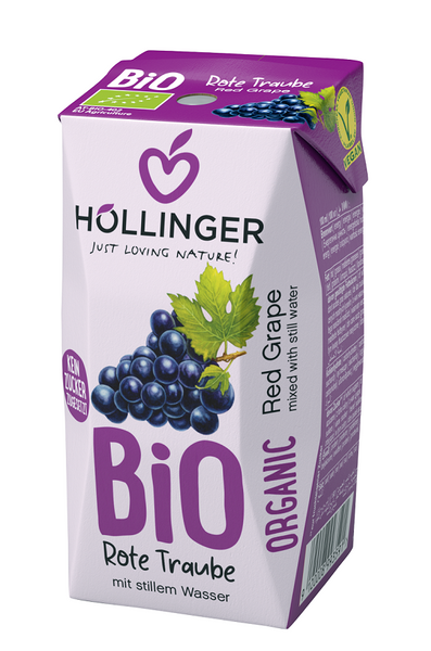Nektar z czerwonych winogron 200 ml - Hollinger (EKO)